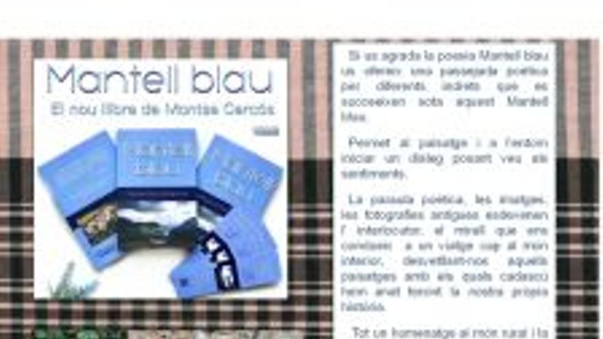 Presentació del Mantell blau de Montse Cercós