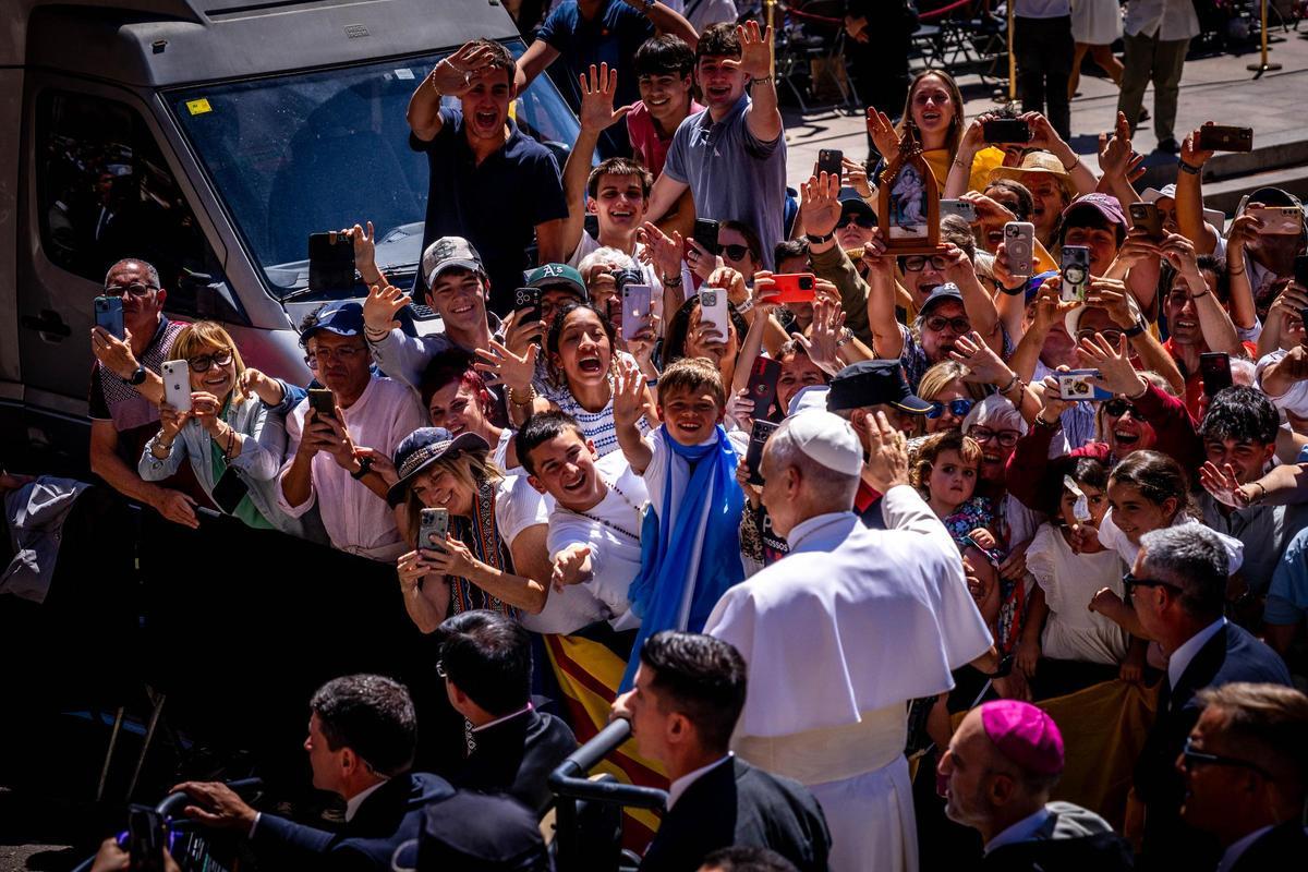 El Papa León XIV visita Montserrat