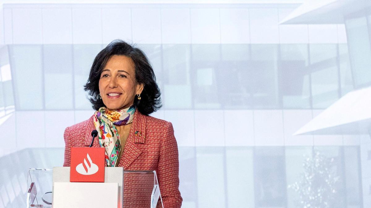 La presidenta de Banco Santander, Ana Botín.