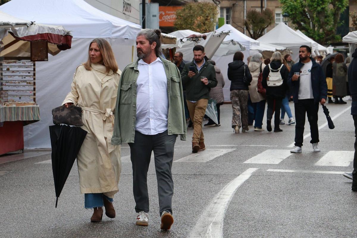 Bouzas celebra su Brincadeira bajo la lluvia