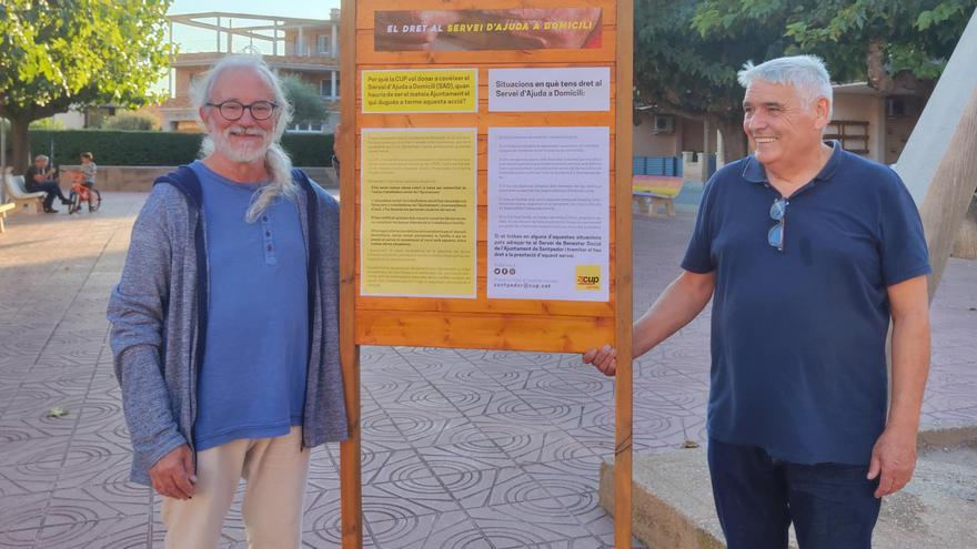 Cartells que s&#039;han instal·lat de la campanya