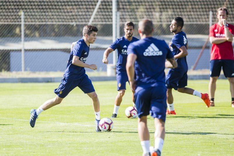 Primer entrenamiento del Real Zaragoza