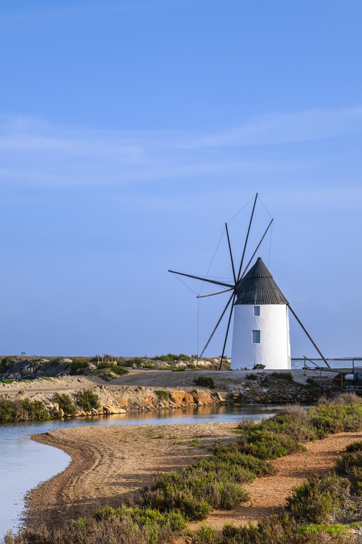 El molino de la Calcetera en San Pedro del Pinatar