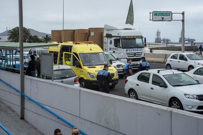 Accidente en la Avd Maritima a la altura de la ...