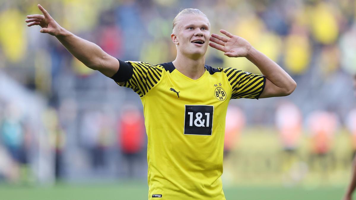 Haaland quiere un nuevo título con el Dortmund