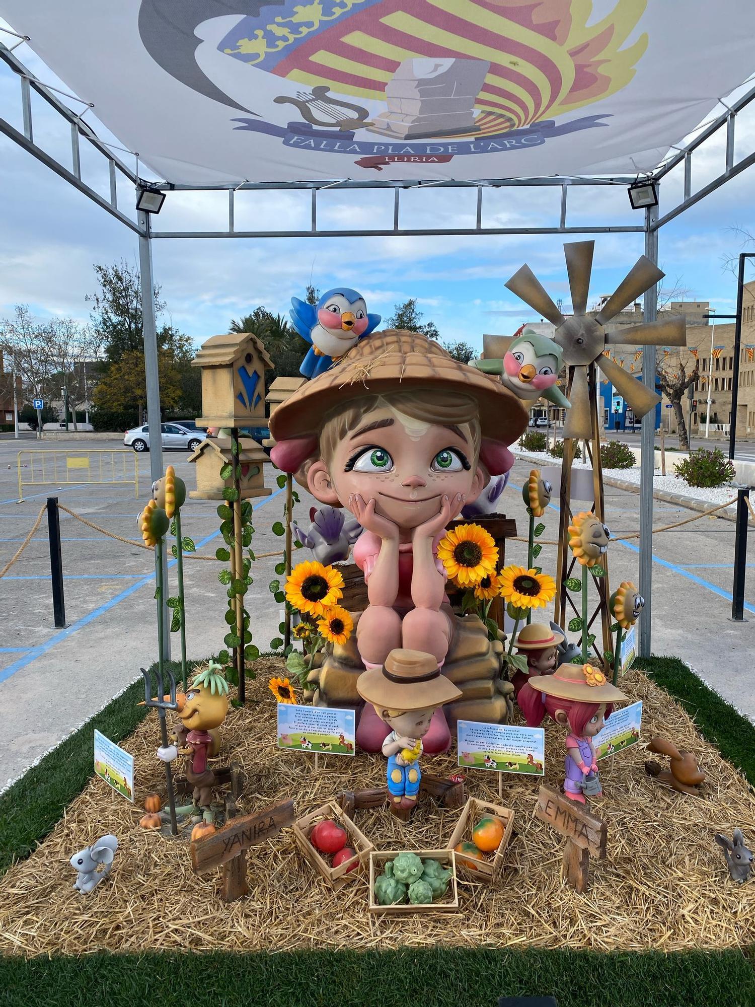 Plaça de Pedralba obtiene el primer premio de los monumentos grandes de las Fallas de Llíria 2025