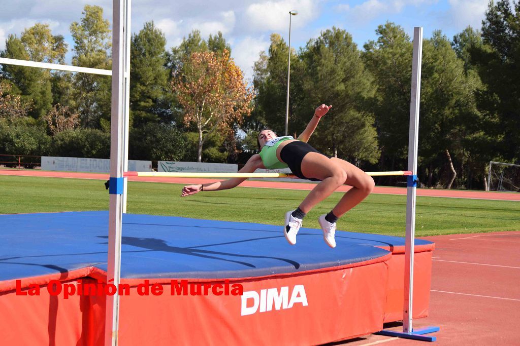 Regional absoluto y sub-23 de atletismo en Lorca (I)