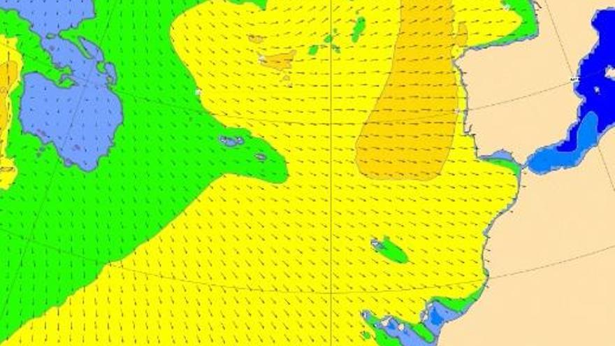 Mar de fondo por una profunda borrasca en el Atlántico Norte