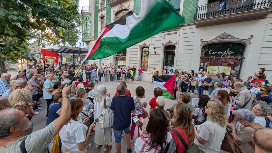 Xàtiva protesta por la detención de la flotilla que intentaba acceder a Gaza