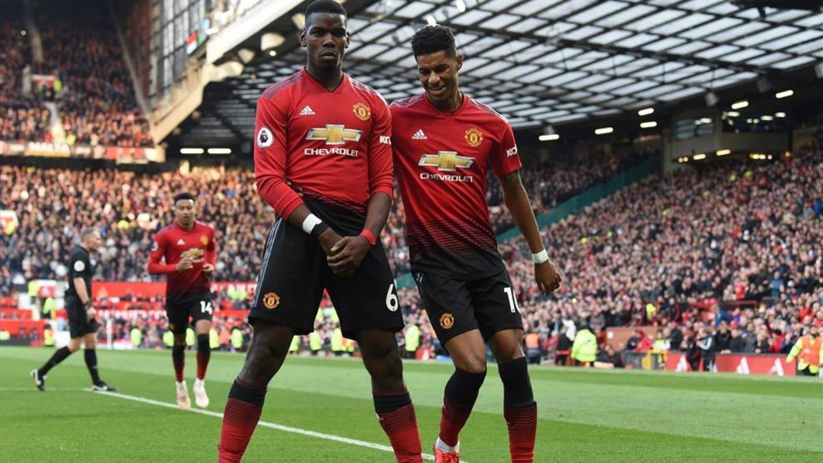 Pogba y Rashford, jugadores clave del Manchester United, listos para volver