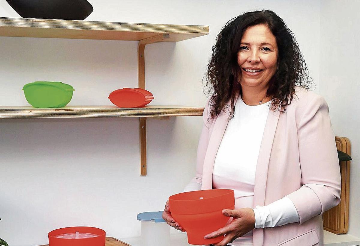 Entrevista a la nueva directora general de Lékué, Natalia Cabrera, en las oficinas de Barcelona.