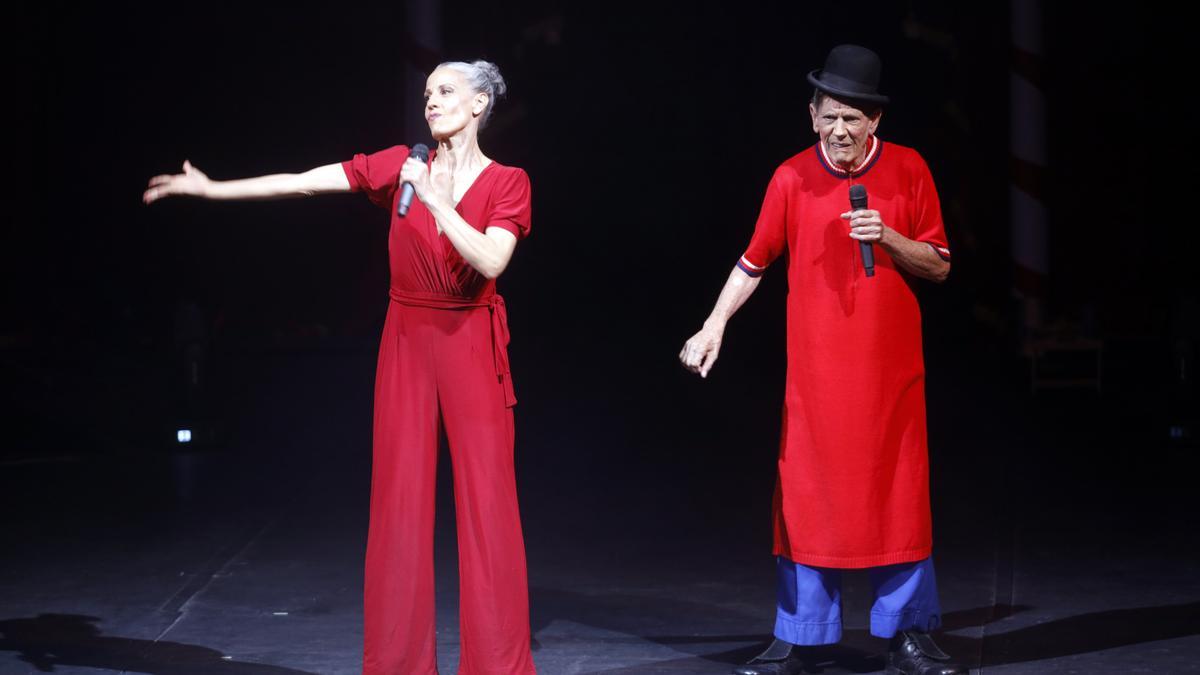 Mónica Aragón y Fofito durante su &#039;show&#039;.