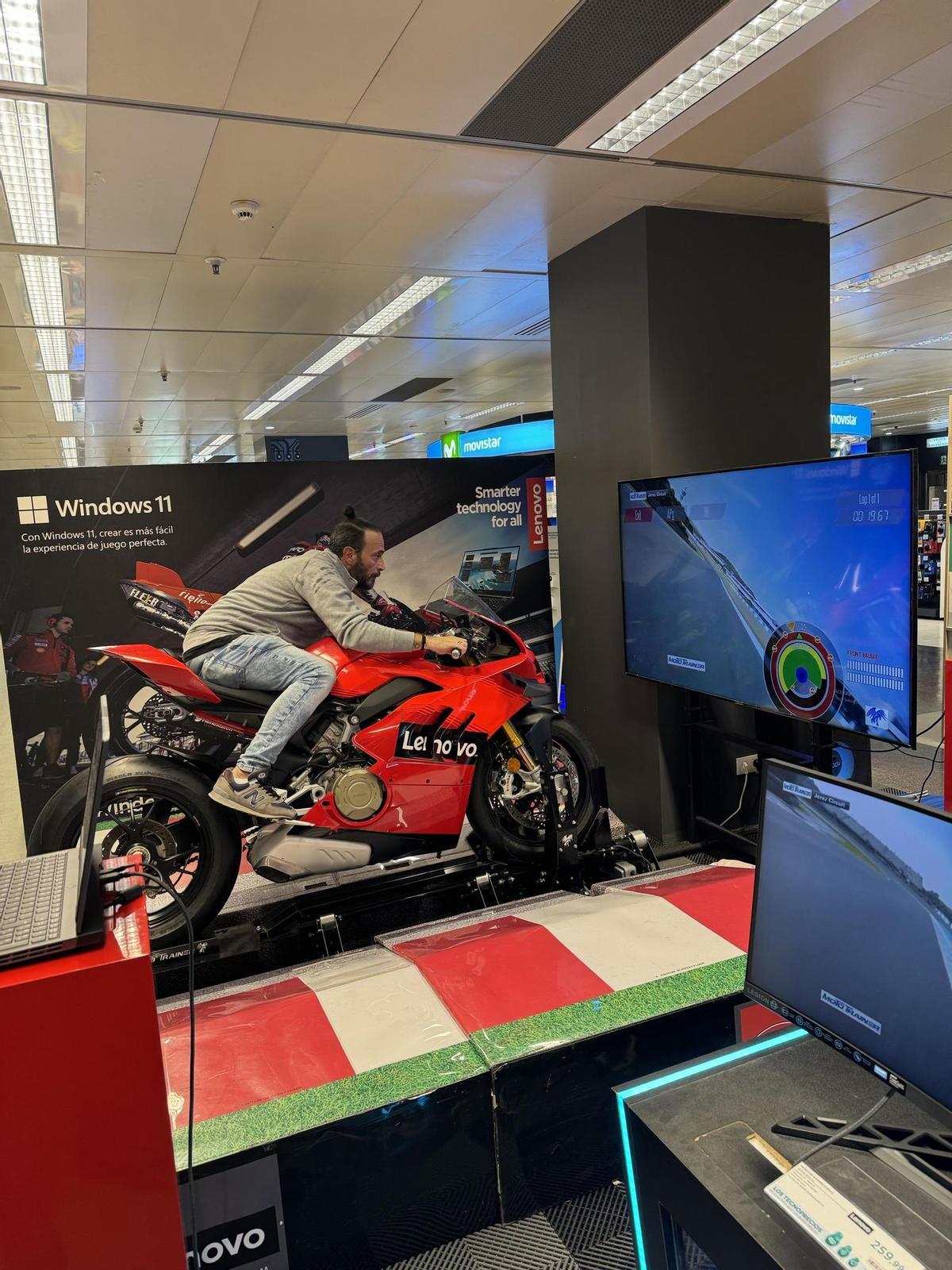 El simulador de Ducati estará disponible cuatro días