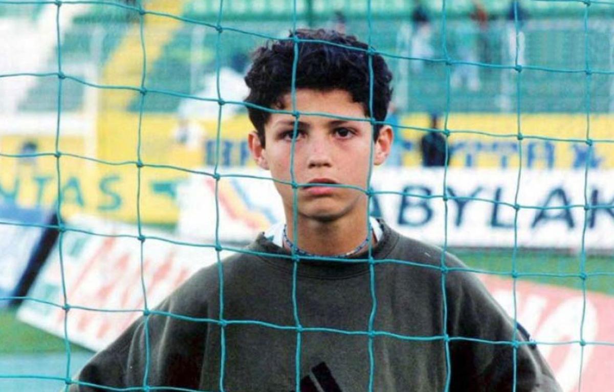 Cristiano Ronaldo de pequeño