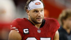 Nick Bosa, de los San Francisco 49ers.