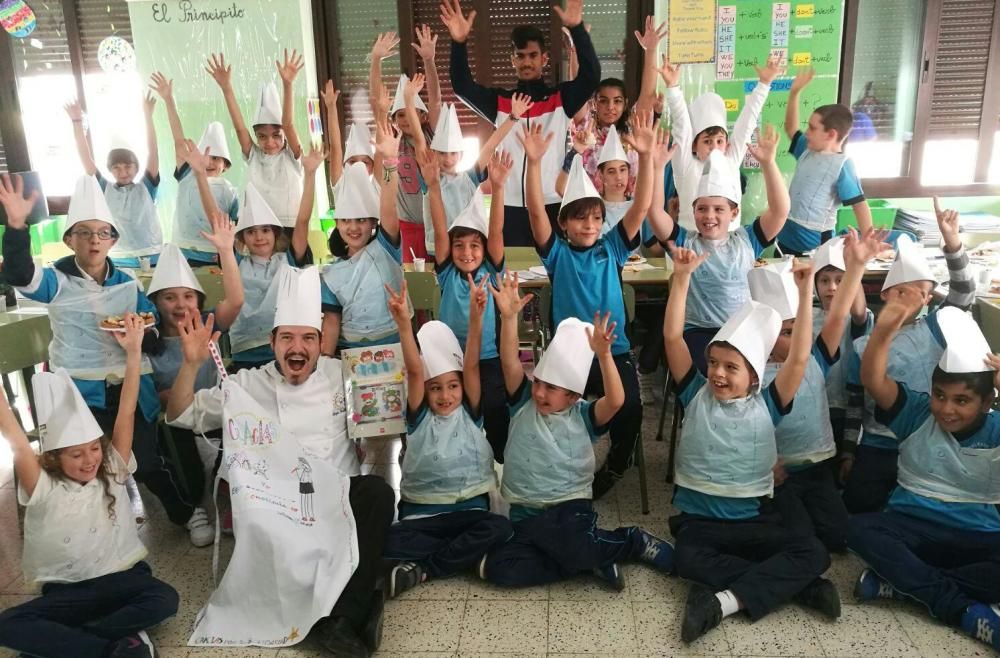 Taller con niños del cocinero Sergio Garrido