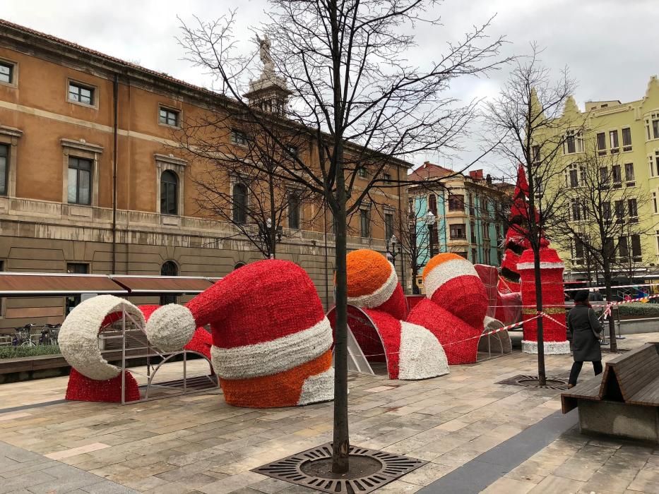 Gijón prepara sus luces de Navidad