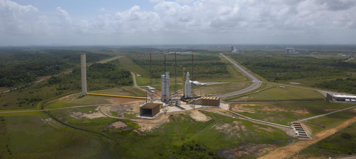 Instalaciones de la ESA en Kourou