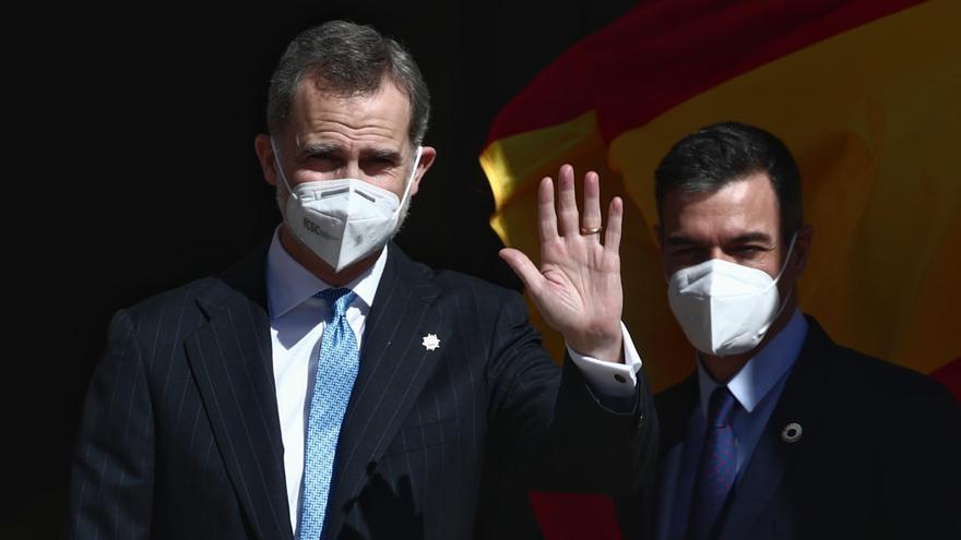 Felipe VI y Pedro Sánchez.