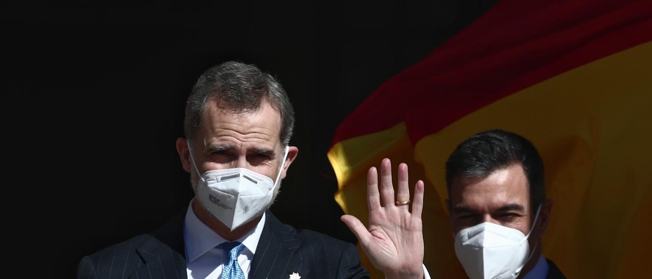 Felipe VI y Pedro Sánchez.