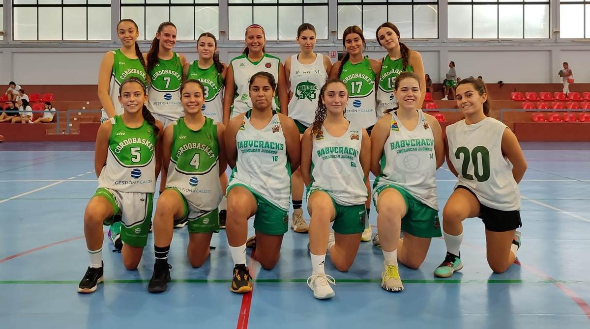 Equipo del Cordobasket que participa en la Copa Diputación de baloncesto.