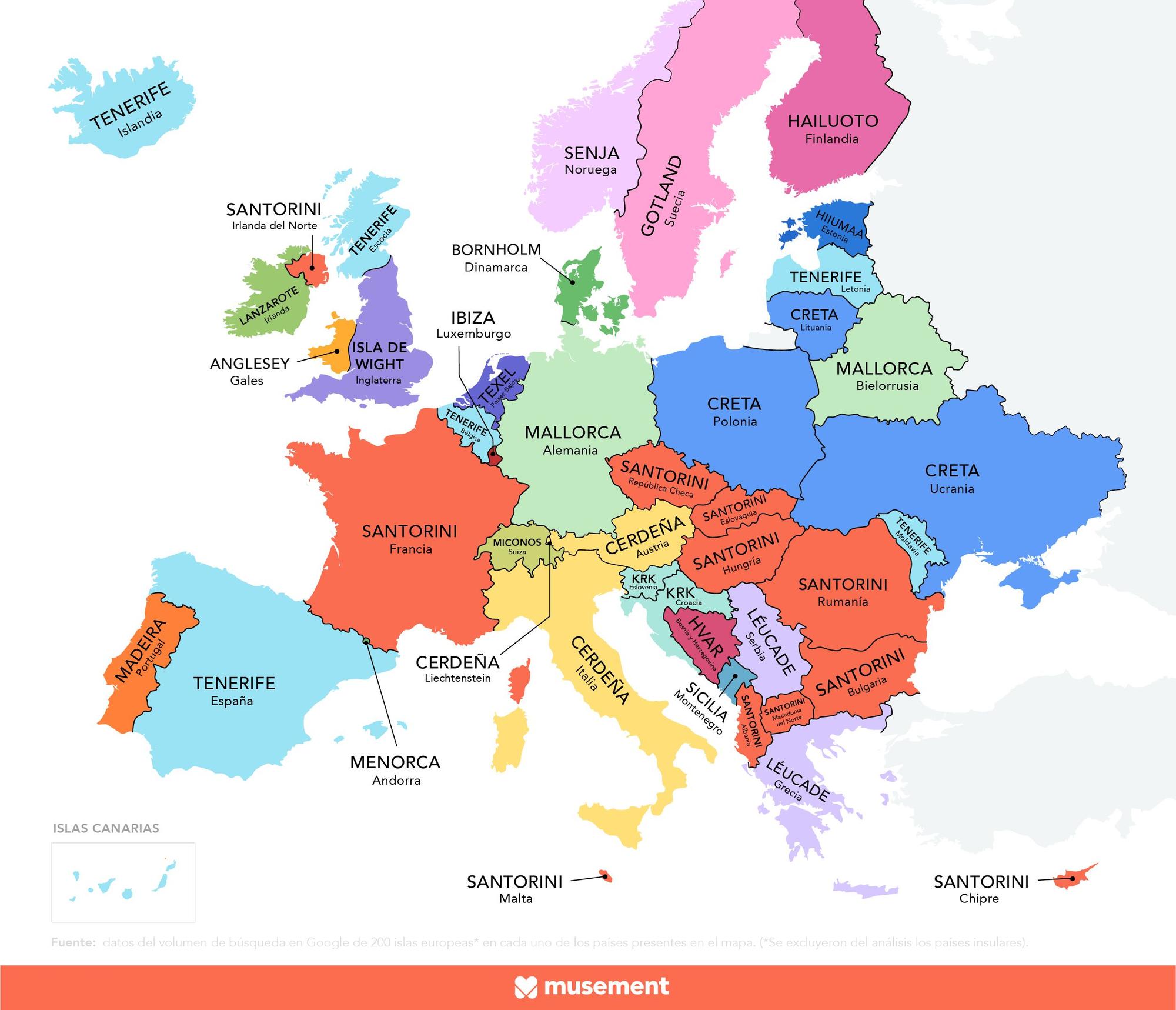 mapa de europa