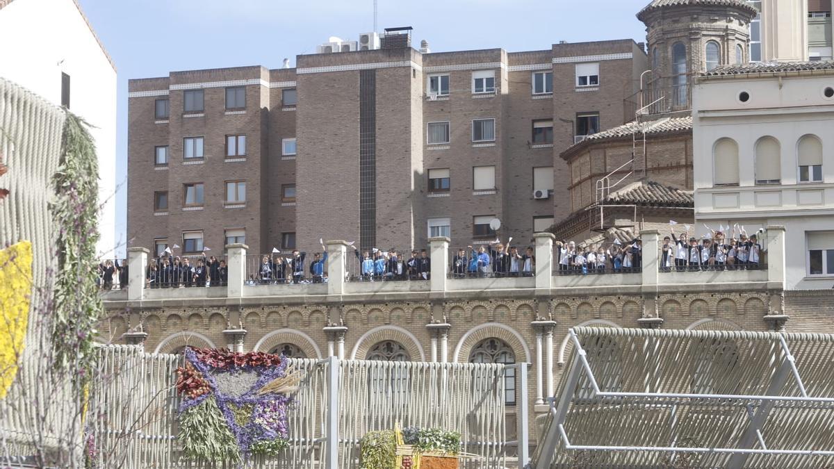 Inauguración de la renovada plaza Salamero de Zaragoza