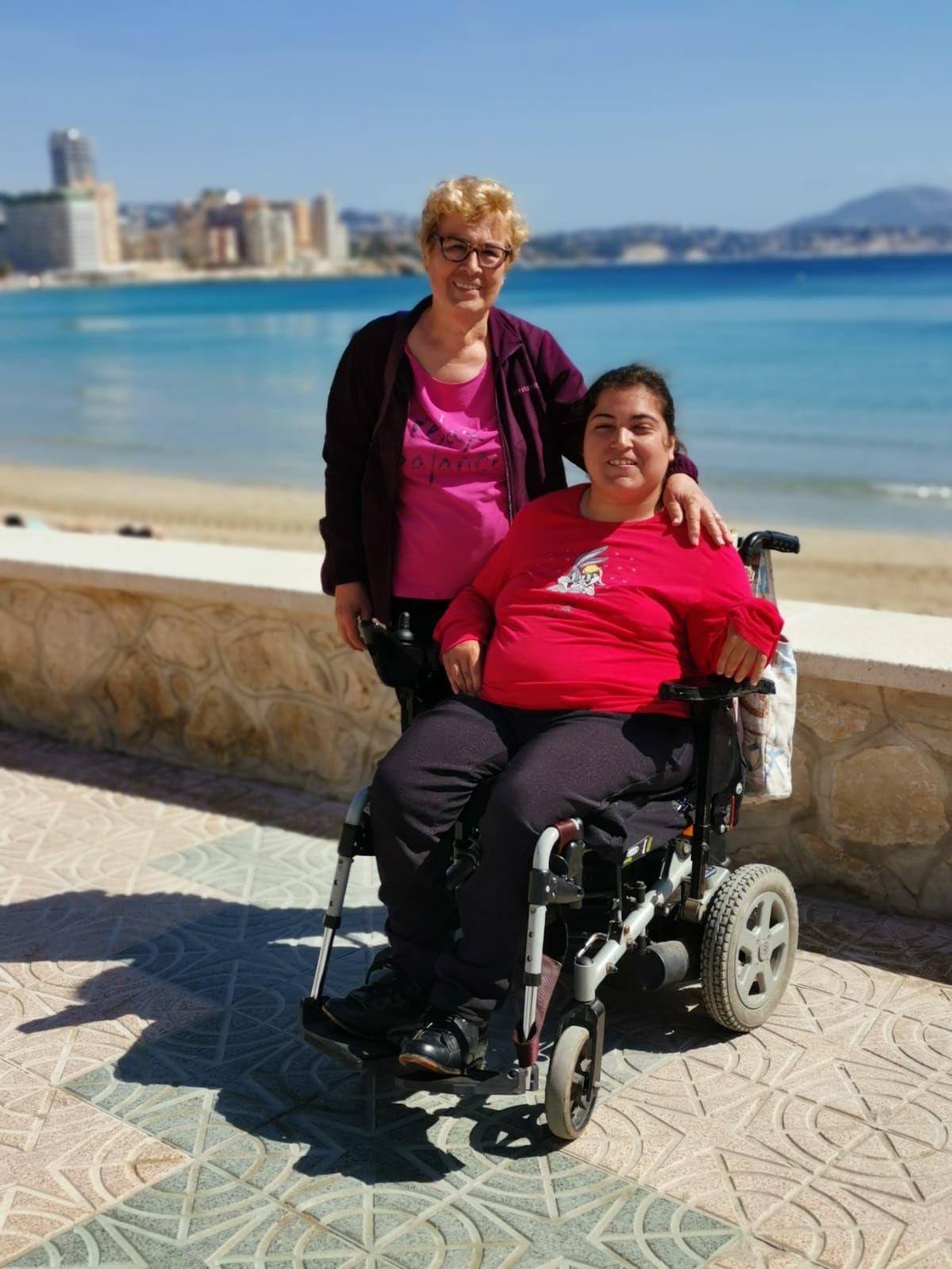 Teresa y su hija Amparo