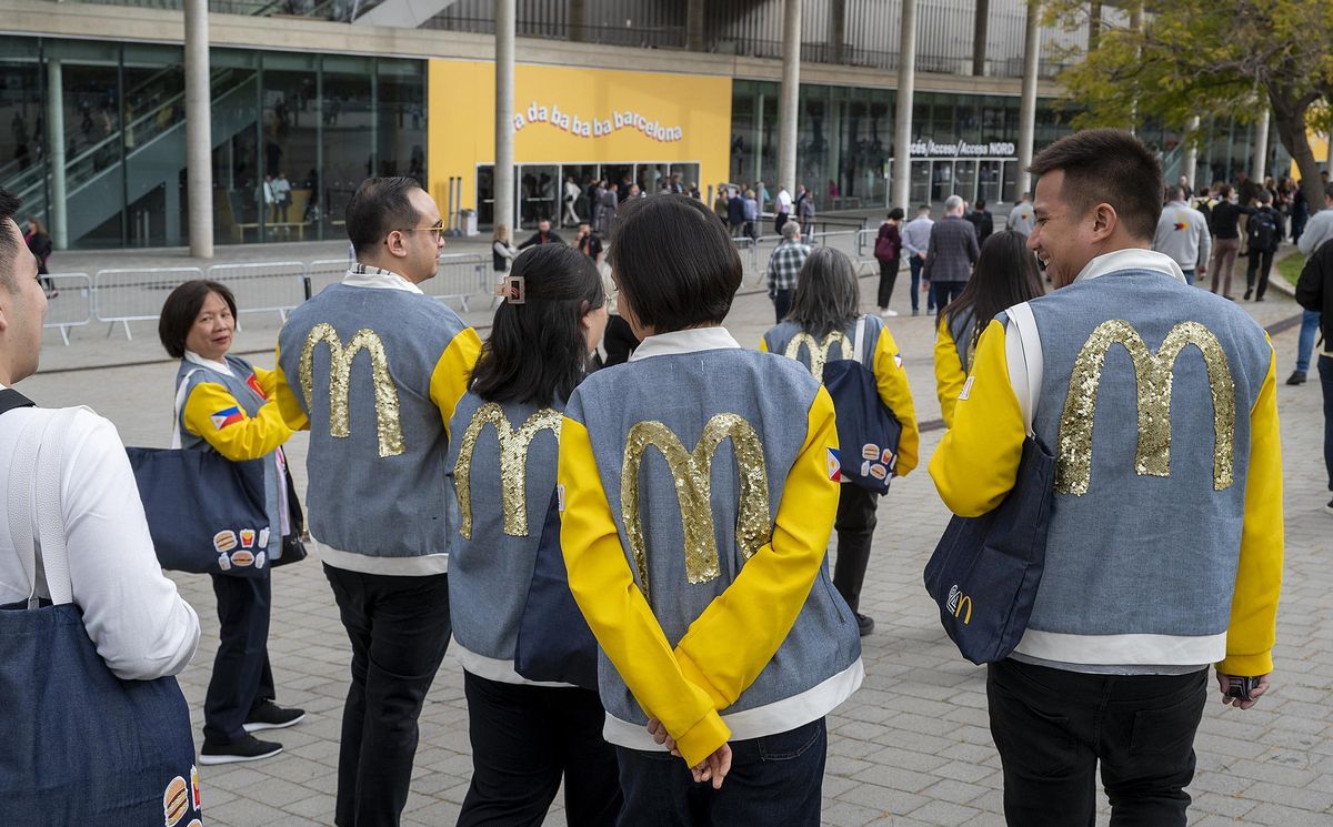 Convención McDonalds en Barcelona.