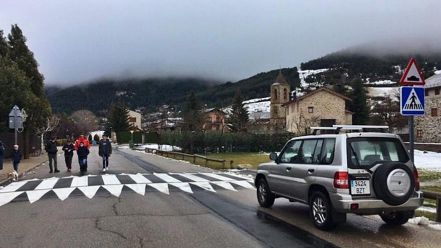 Les bandes reductores de velocitat que ha fet posar l&#039;Ajuntament als carrers del poble