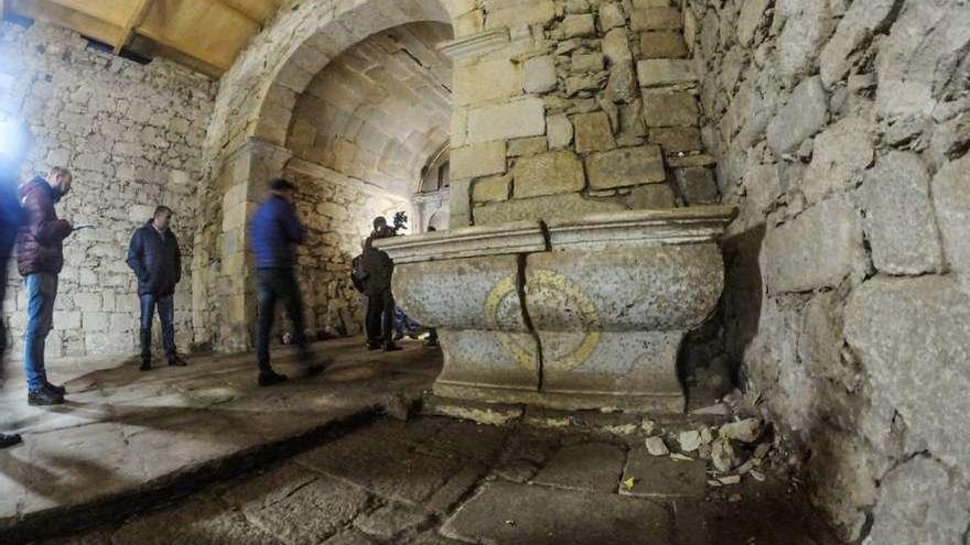 Interior de la iglesia de A Pastoriza, que se convertirá en espacio cultural. // Iñaki Abella