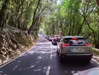 Nuevos atascos en la carretera de Anaga