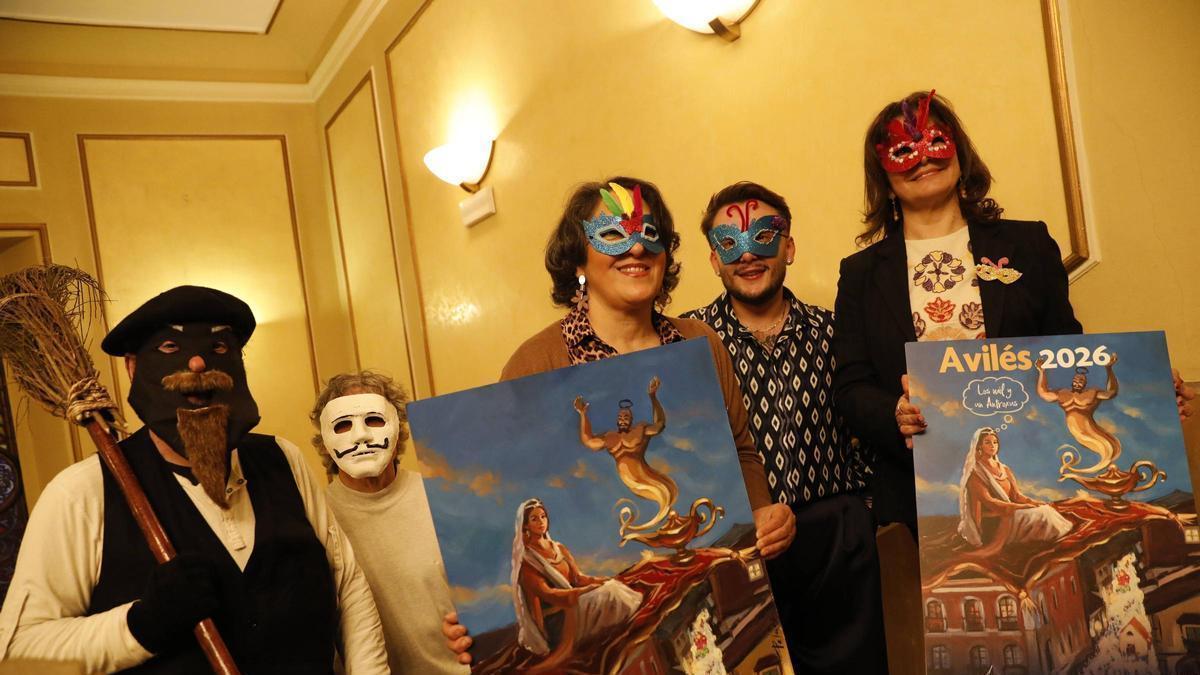 35 artilugios y 40.000 litros de espuma: Avilés calienta motores para el Descenso de Galiana, la gran cita del Antroxu asturiano