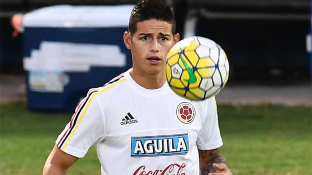 James Rodríguez está concentrado con Colombia