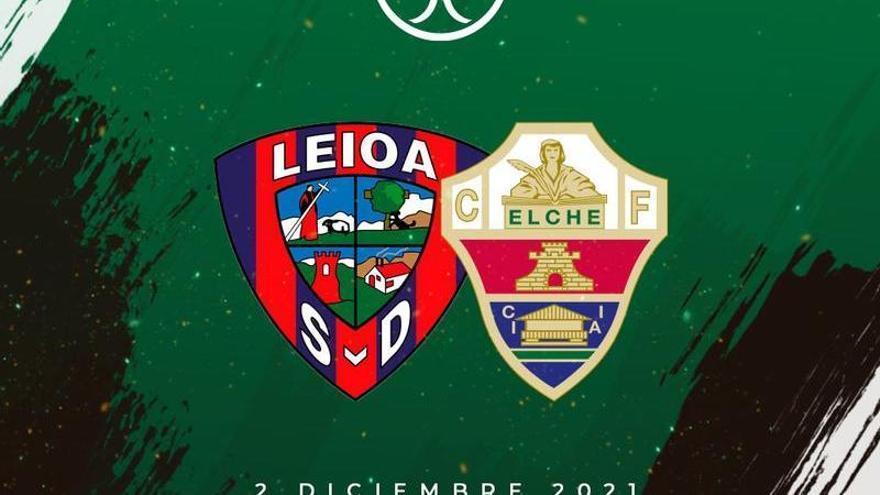 El Leoia y el Elche se enfrentarán en la primera eliminatoria de la Copa del Rey