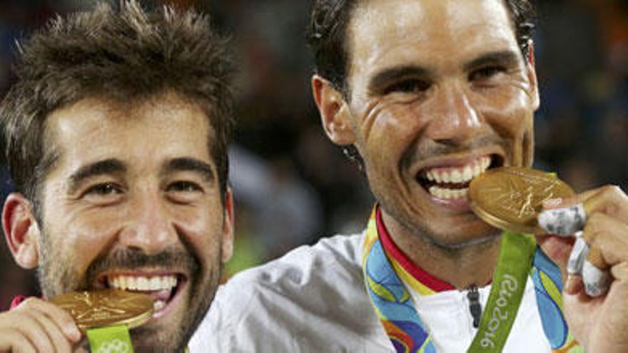 Nadal y López consiguen el oro en dobles