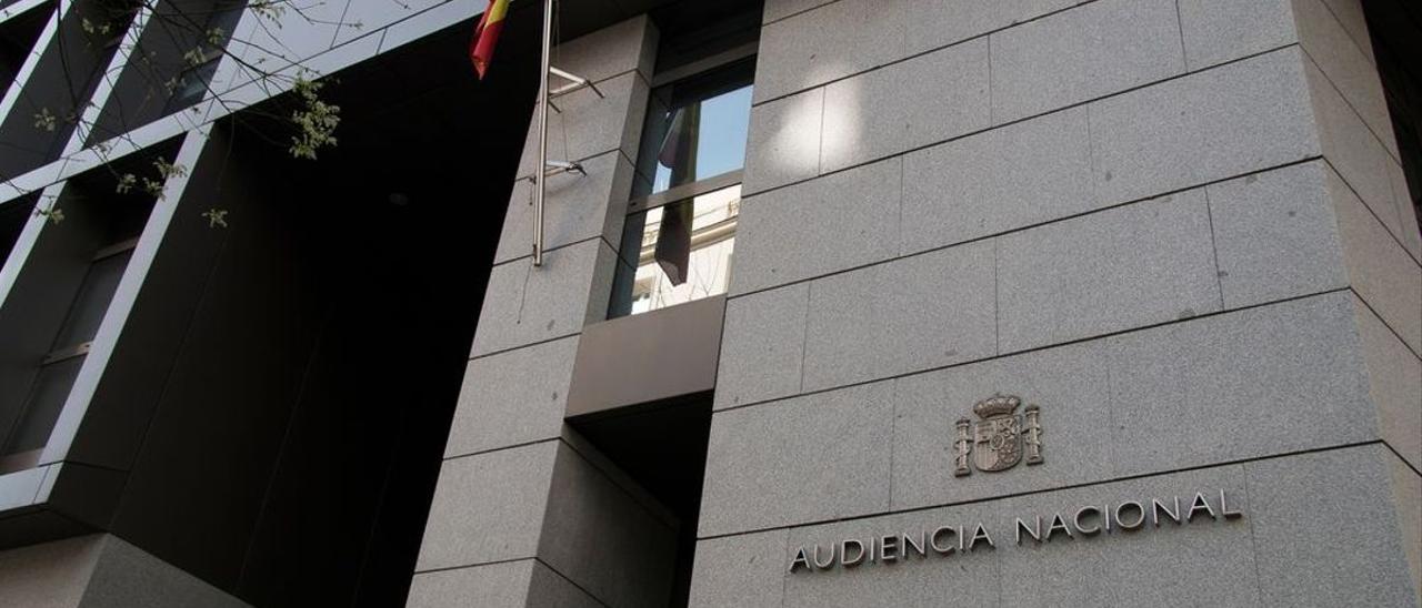 Fachada de la Audiencia Nacional.