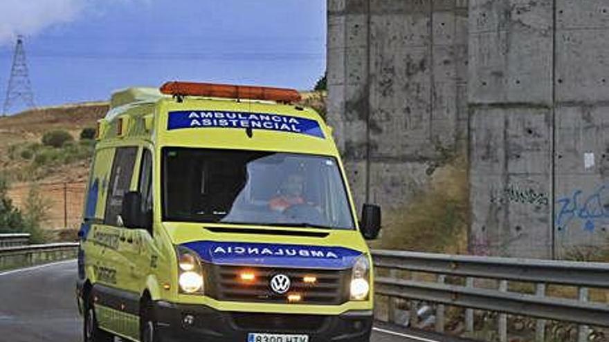 Una ambulancia del servicio de emergencias.