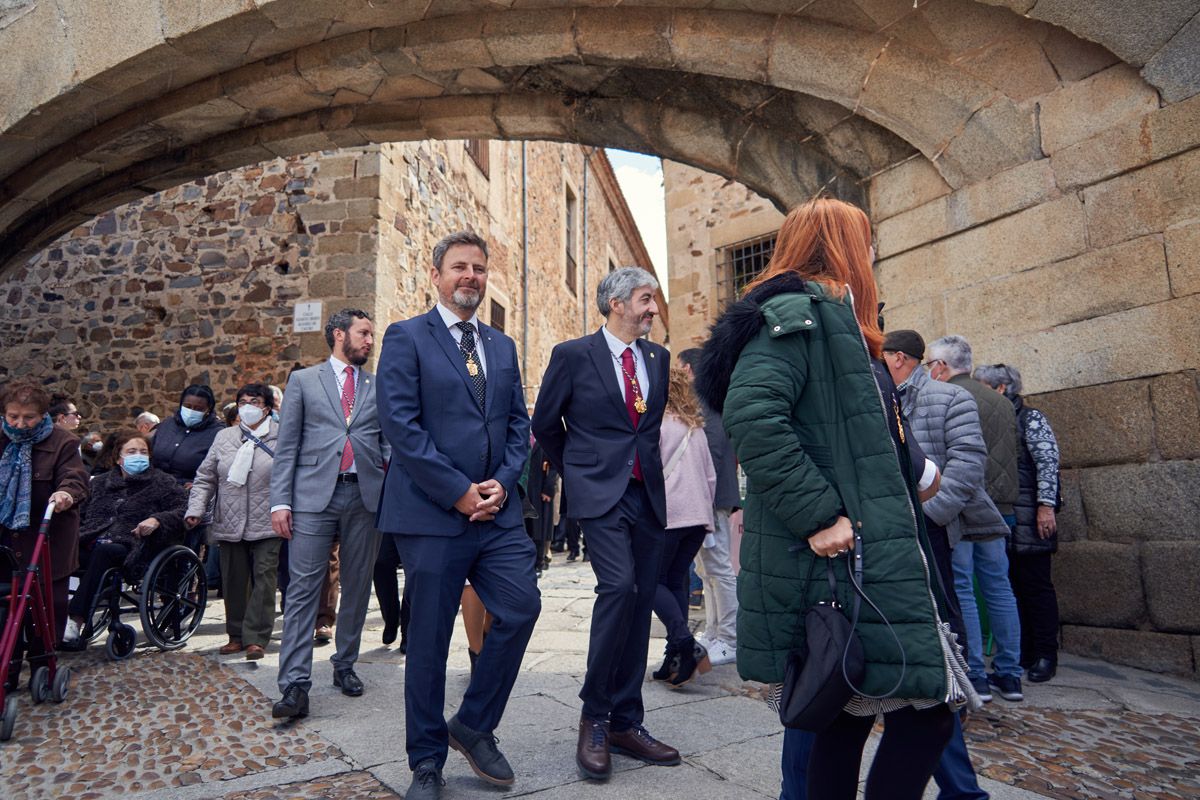 Celebración del día de San Jorge en Cáceres