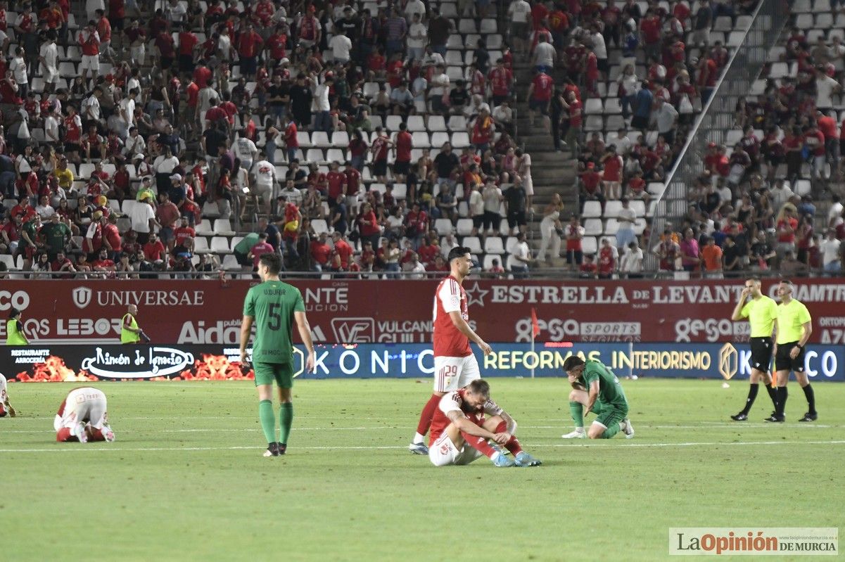 Así fue el encuentro del play off del Real Murcia y el Nástic en la lucha por el ascenso