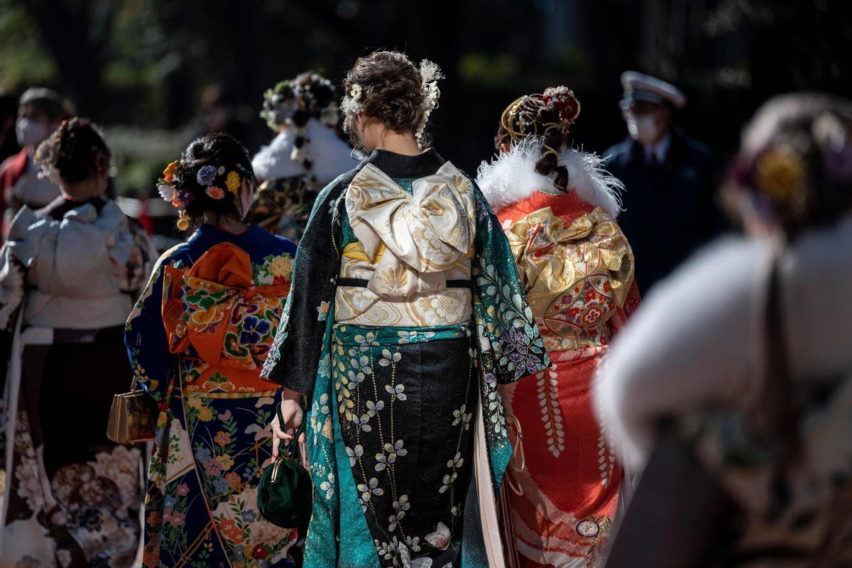 Ceremonia de celebración del Día de la Mayoría de Edad en Japón