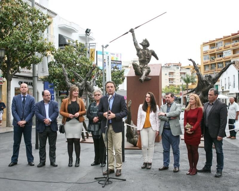 Los Quijotes de Aurelio Teno en Torremolinos