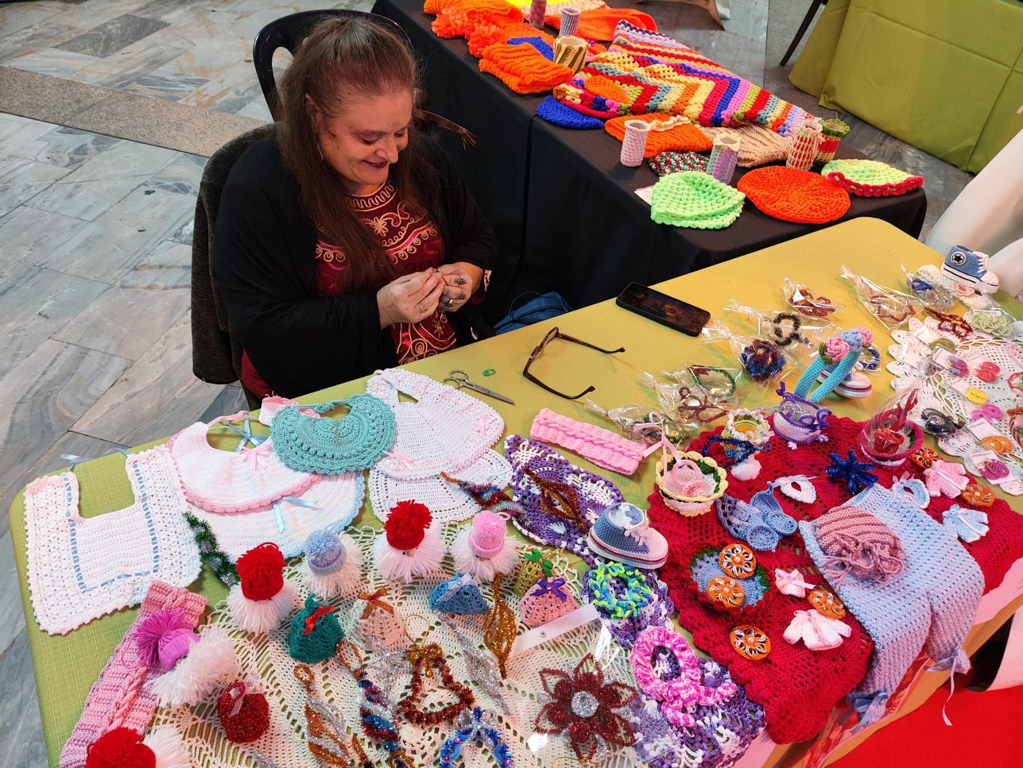 Un stand del Mercadillo Solidario de Orihuela.