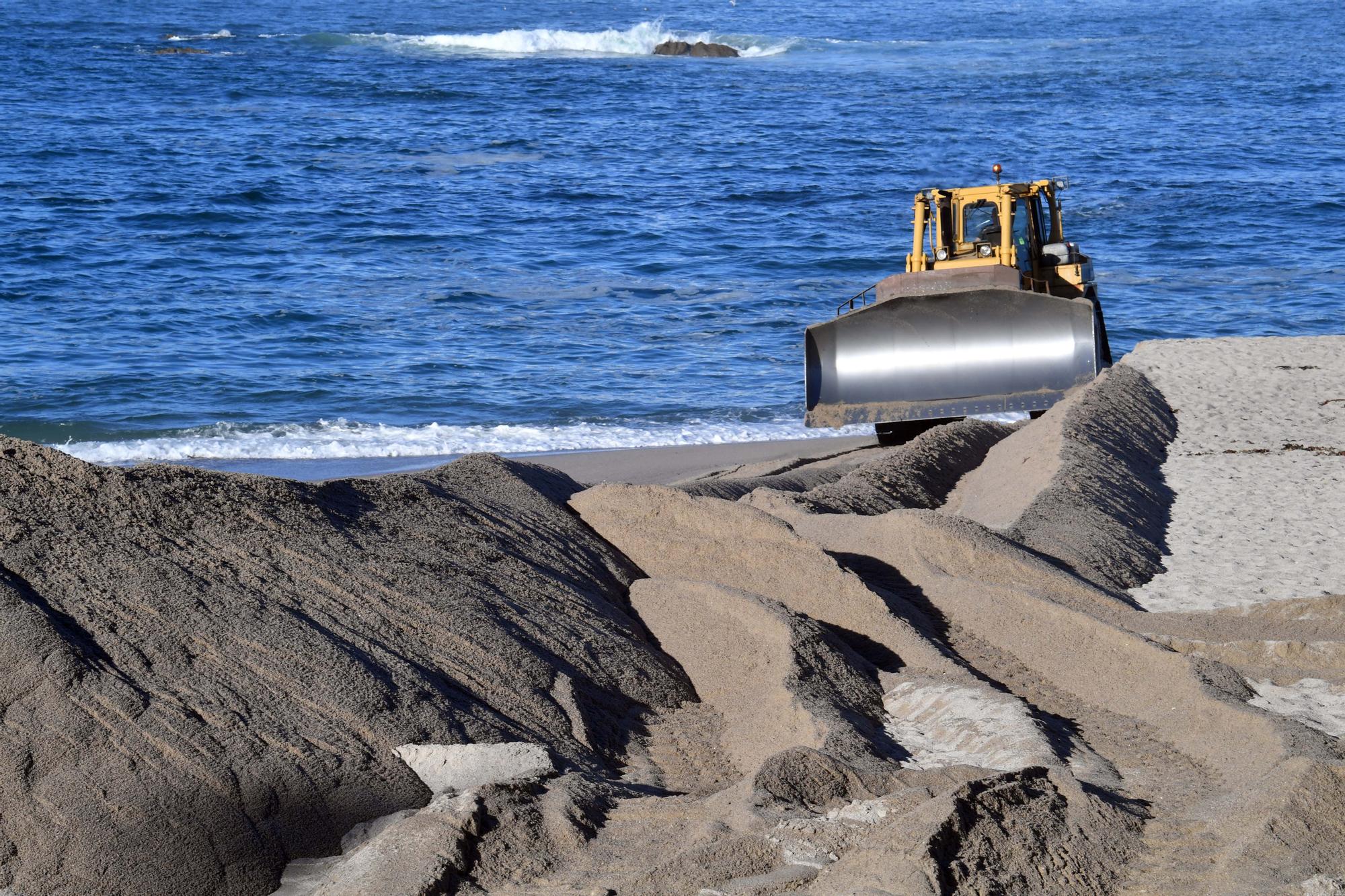 Las playas se preparan para los temporales