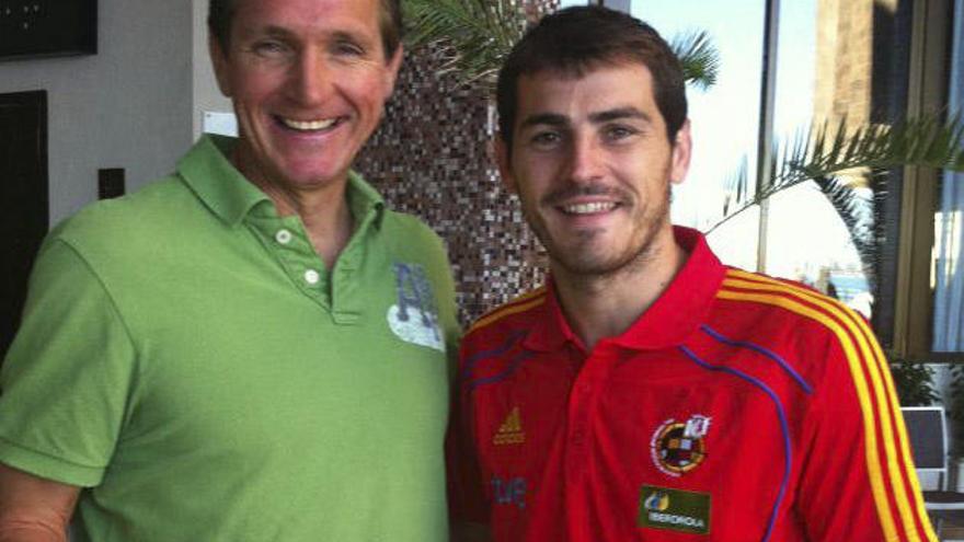 Illgner y Casillas en una imagen de octubre de 2011.
