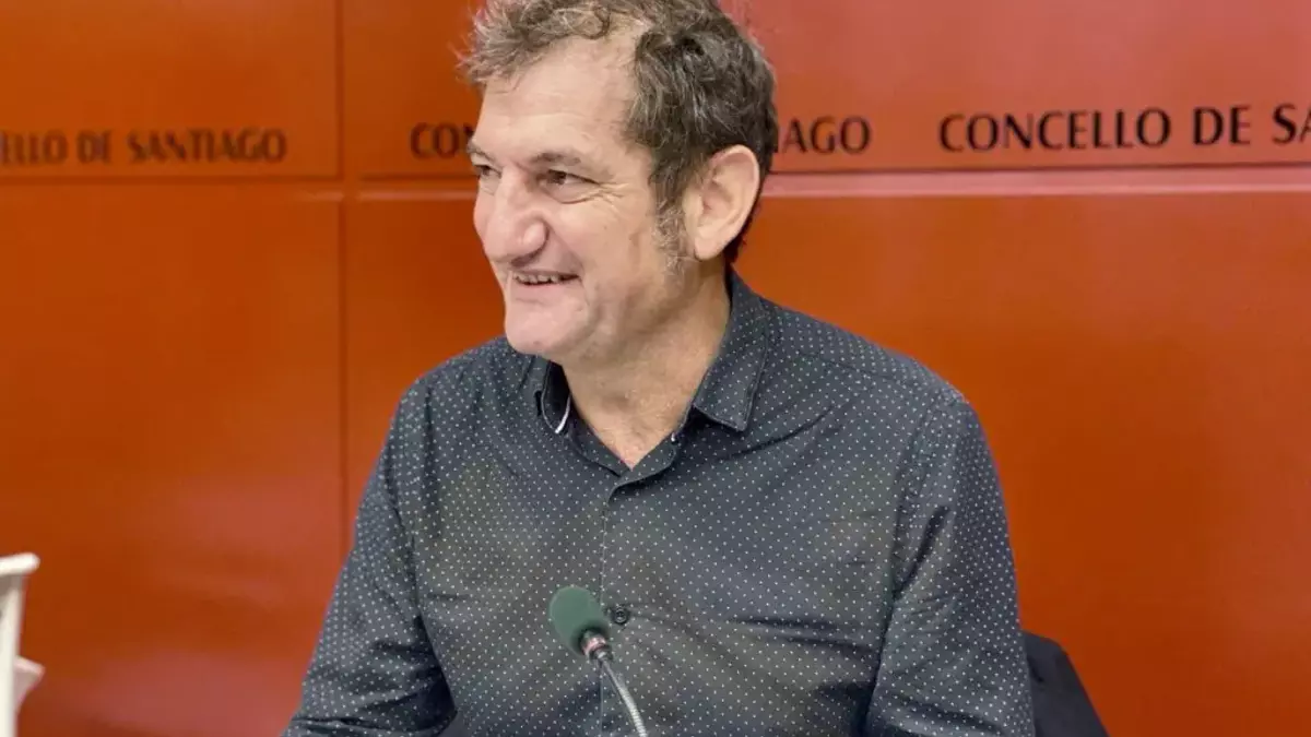 O concelleiro de Compostela Aberta, Jorge Duarte.