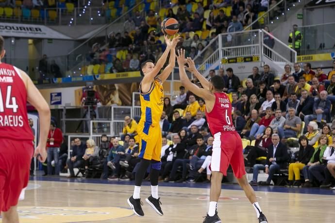 21.03.19. Las Palmas de Gran Canaria. Baloncesto Euroliga temporada 2018-19. Herbalife Gran Canaria - Olimpiacos Piraeus. Gran Canaria Arena Foto Quique Curbelo  | 21/03/2019 | Fotógrafo: Quique Curbelo