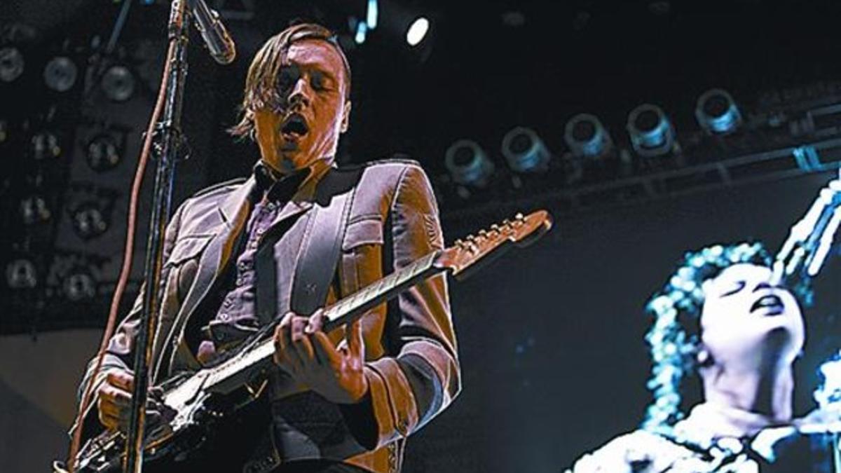 Win Butler, vocalista de Arcade Fire, durante la actuación del domingo.