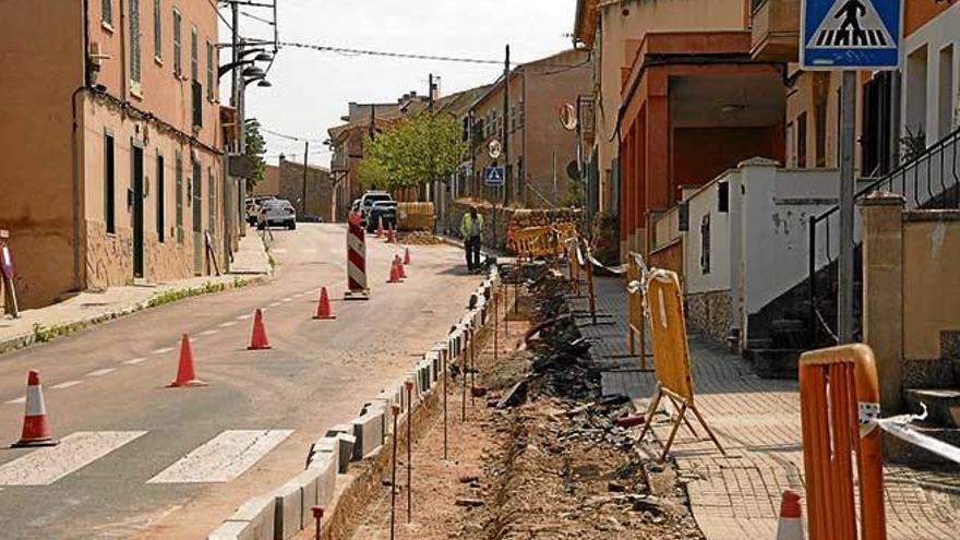 Imagen de las obras que se están ejecutando.