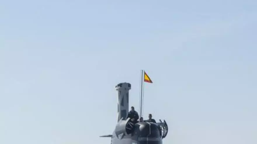 El submarino «Isaac Peral» vuelve a casa tras su primera misión operativa